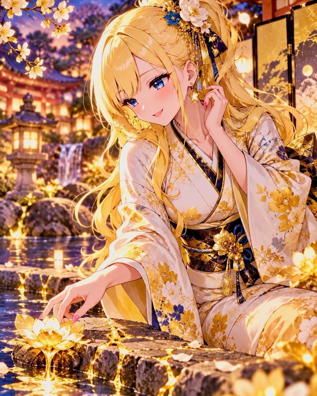 割れた世界に、金の花が咲く byナミちゃん