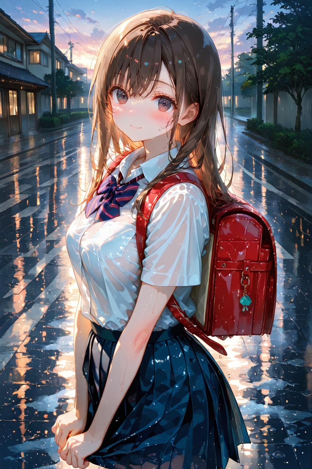 降られちゃったね | の人気AIイラスト・グラビア