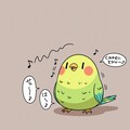 歌うインコ 2枚目