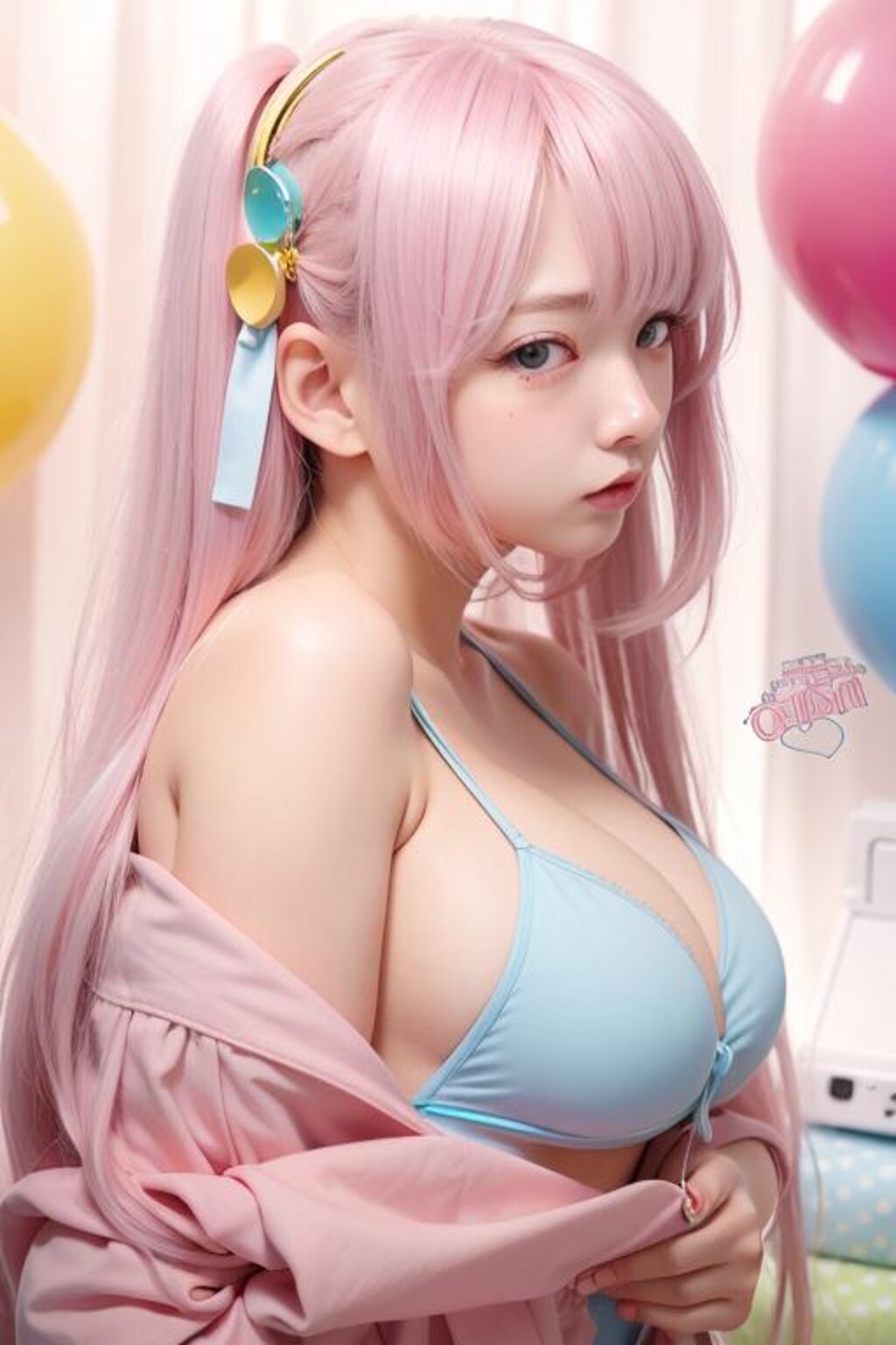 あまりにも胸がデカ過ぎるぼっちちゃんぽいコスプレイヤーさん