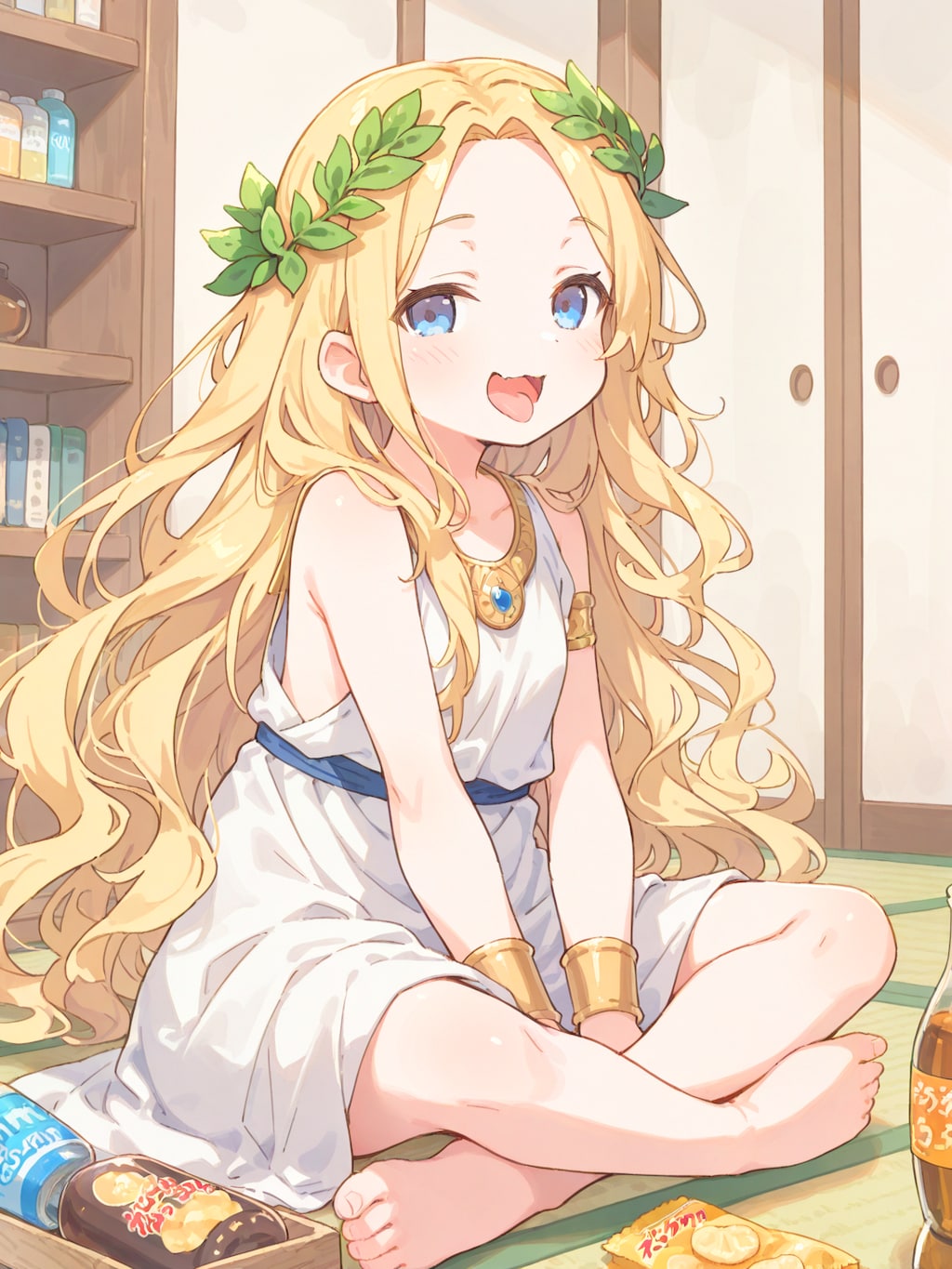 四畳半の居候女神