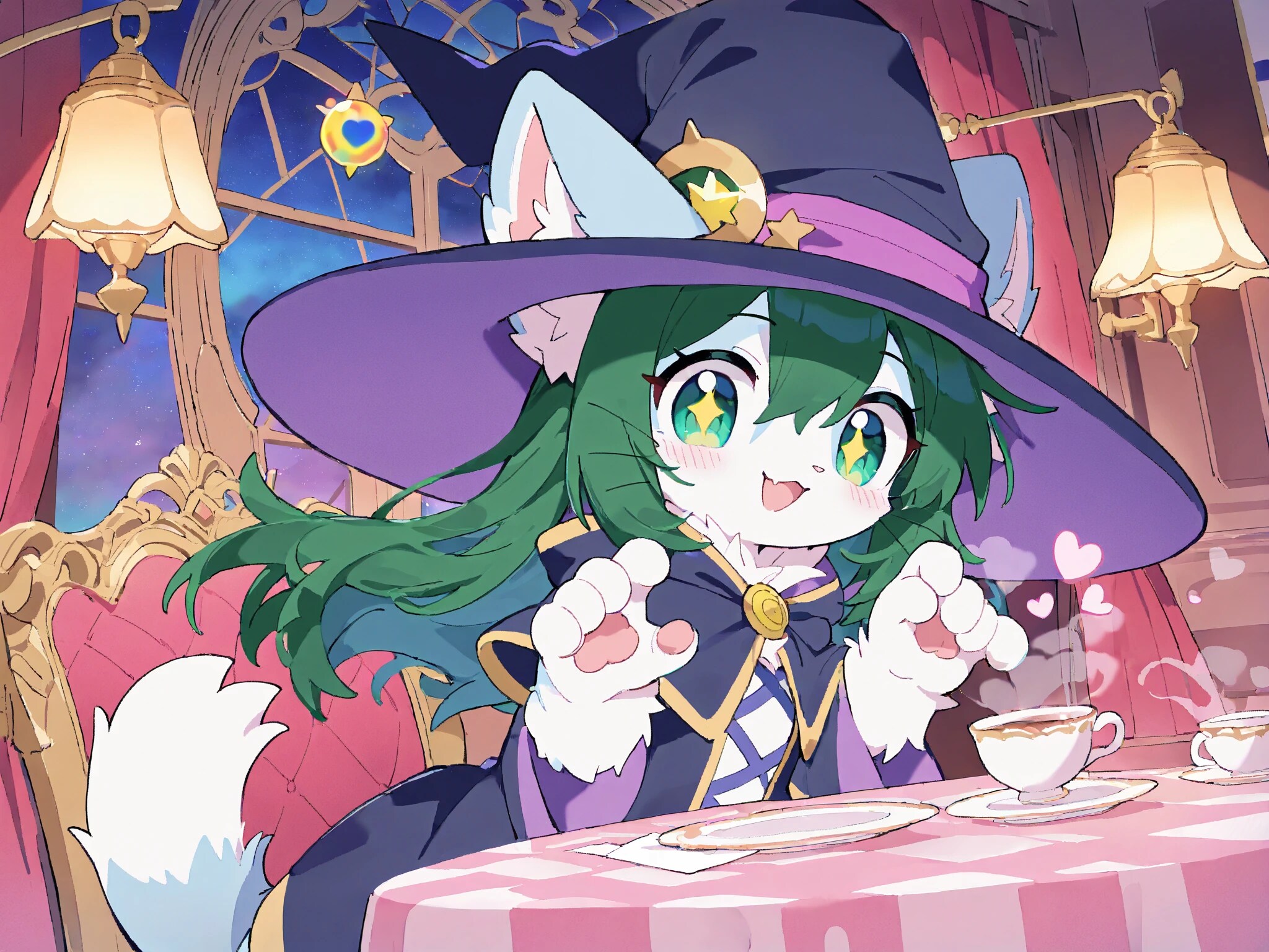 猫の魔女ちゃん☕