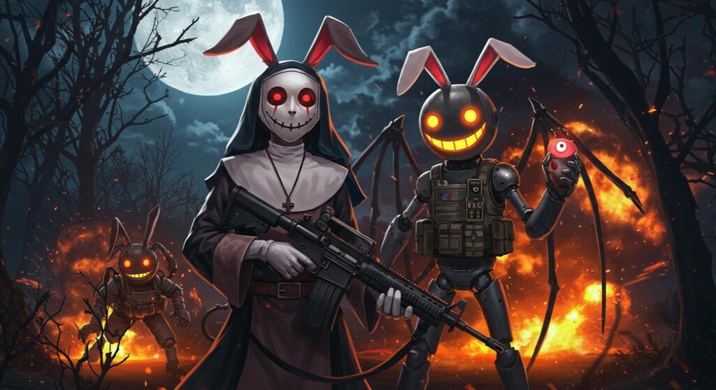 弾兎のイナバ『クモダガンズラン』【ニャンノ世界】