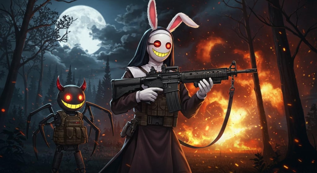 弾兎のイナバ『クモダガンズラン』【ニャンノ世界】