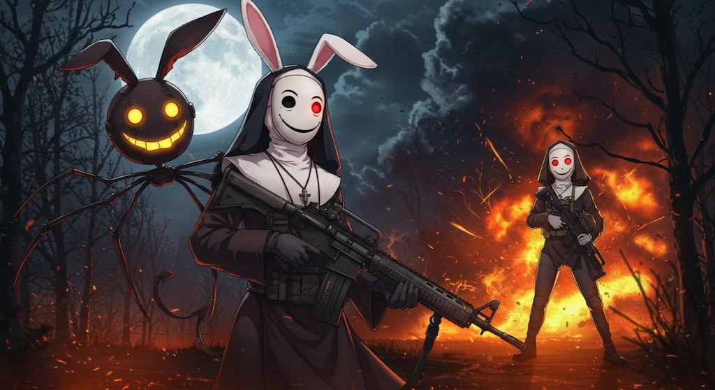 弾兎のイナバ『クモダガンズラン』【ニャンノ世界】