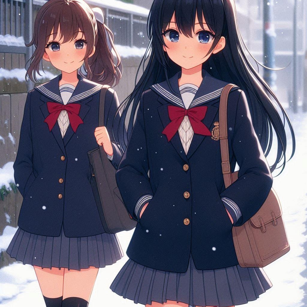 冬の４コマ漫画