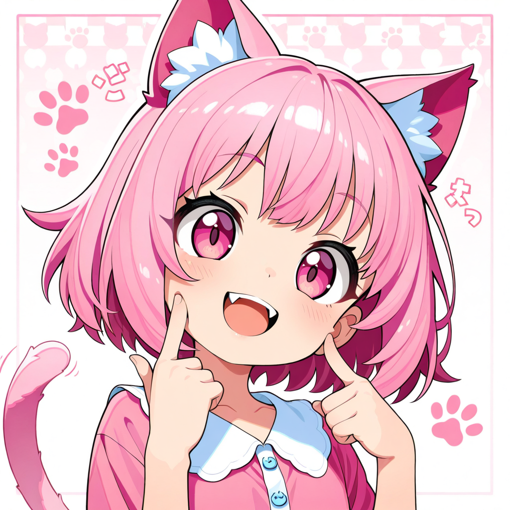 私は半猫人だにゃん♡