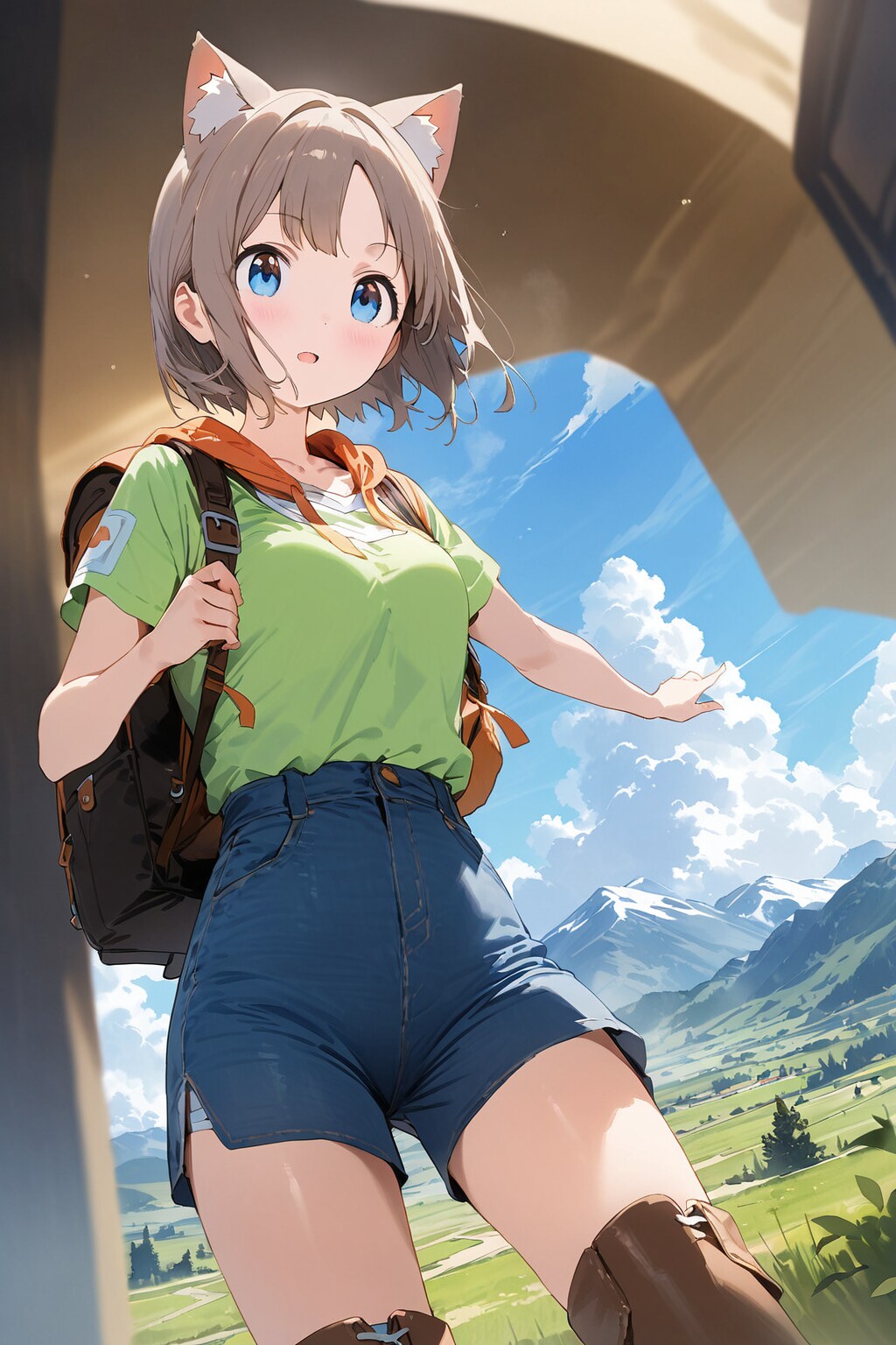 シズク、スマイル山脈へ向かう