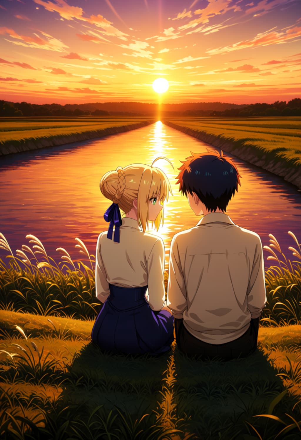 夕暮れの帰り道