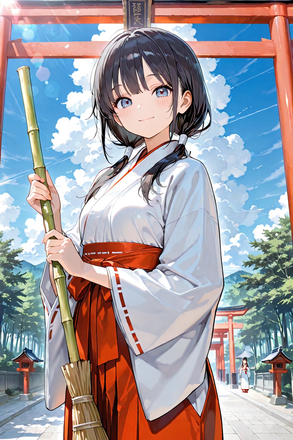 巫女(ECHIDNA)(60) | の人気AIイラスト・グラビア