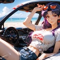 ミサトさんとドライブデートに行こう！ 4枚目
