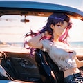 ミサトさんとドライブデートに行こう！ 2枚目