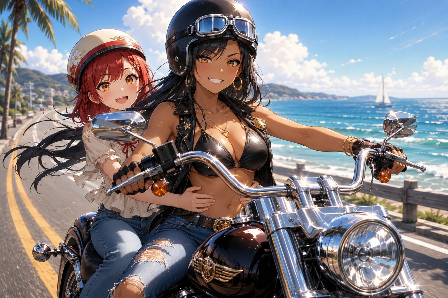 みきもと美葵ちゃんとツーリング