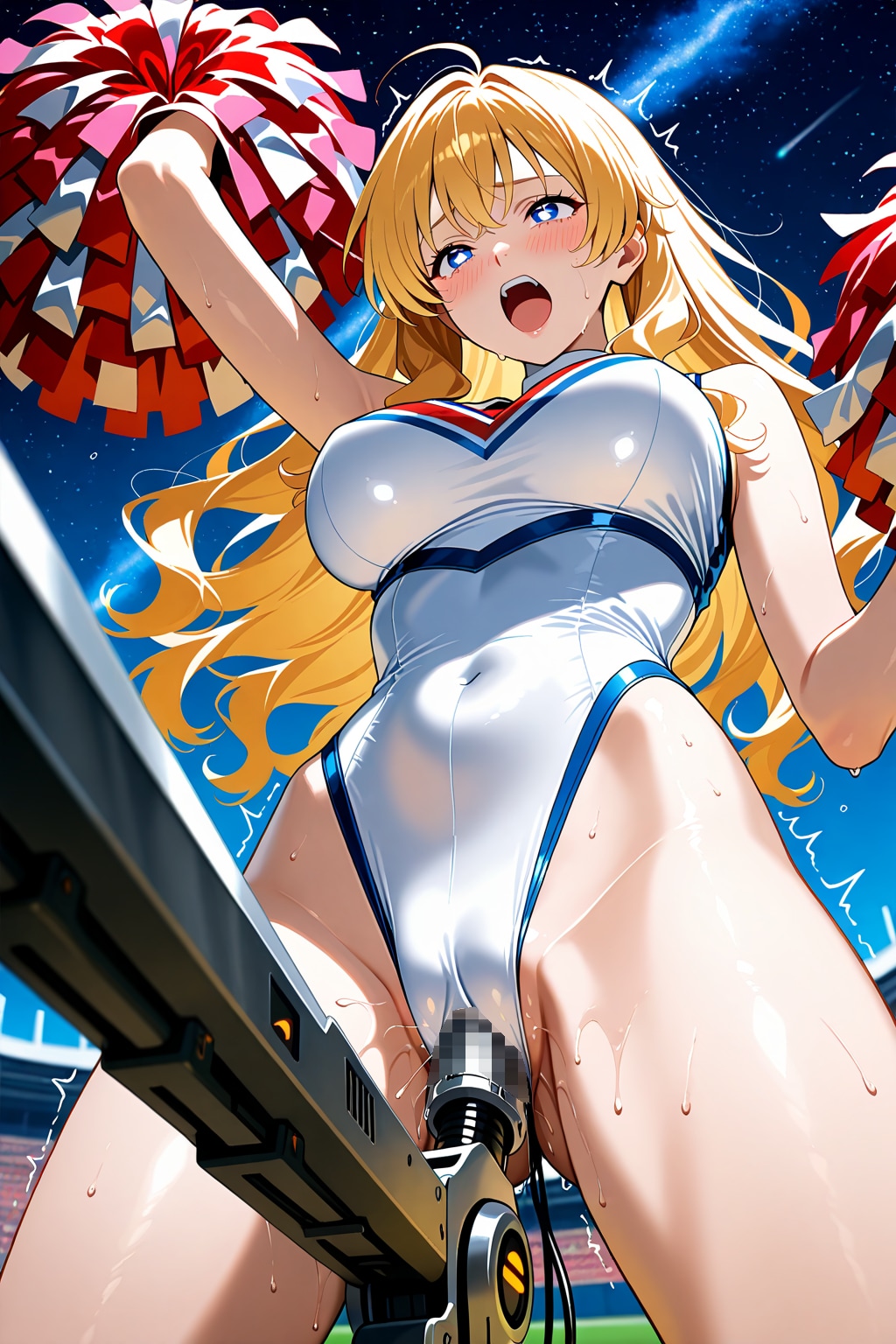 (BITE生成）ハイレグチアガール型女戦闘員達！今回も冴えわたる仮面紳士の対悪のハイレグ美少女用兵器（正義ディルド）に散る💦
