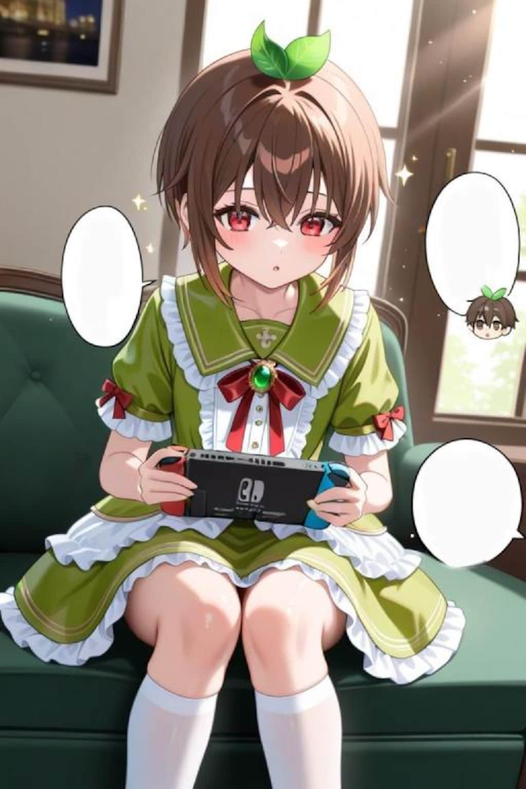 自宅でナチュラルに女装する男子！