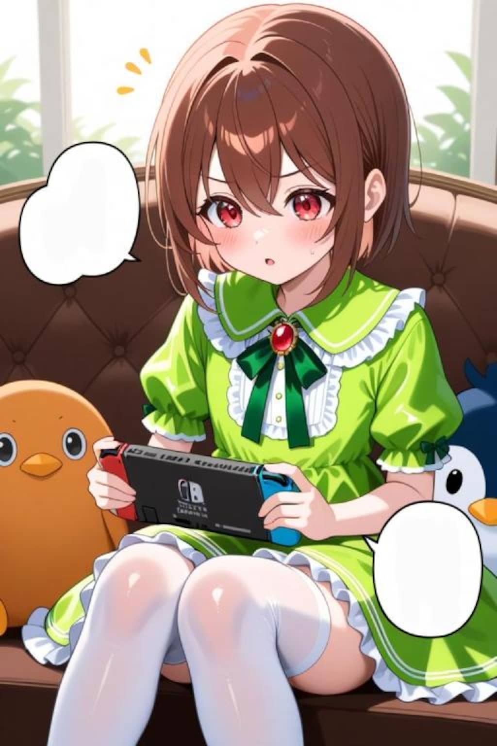 自宅でナチュラルに女装する男子！