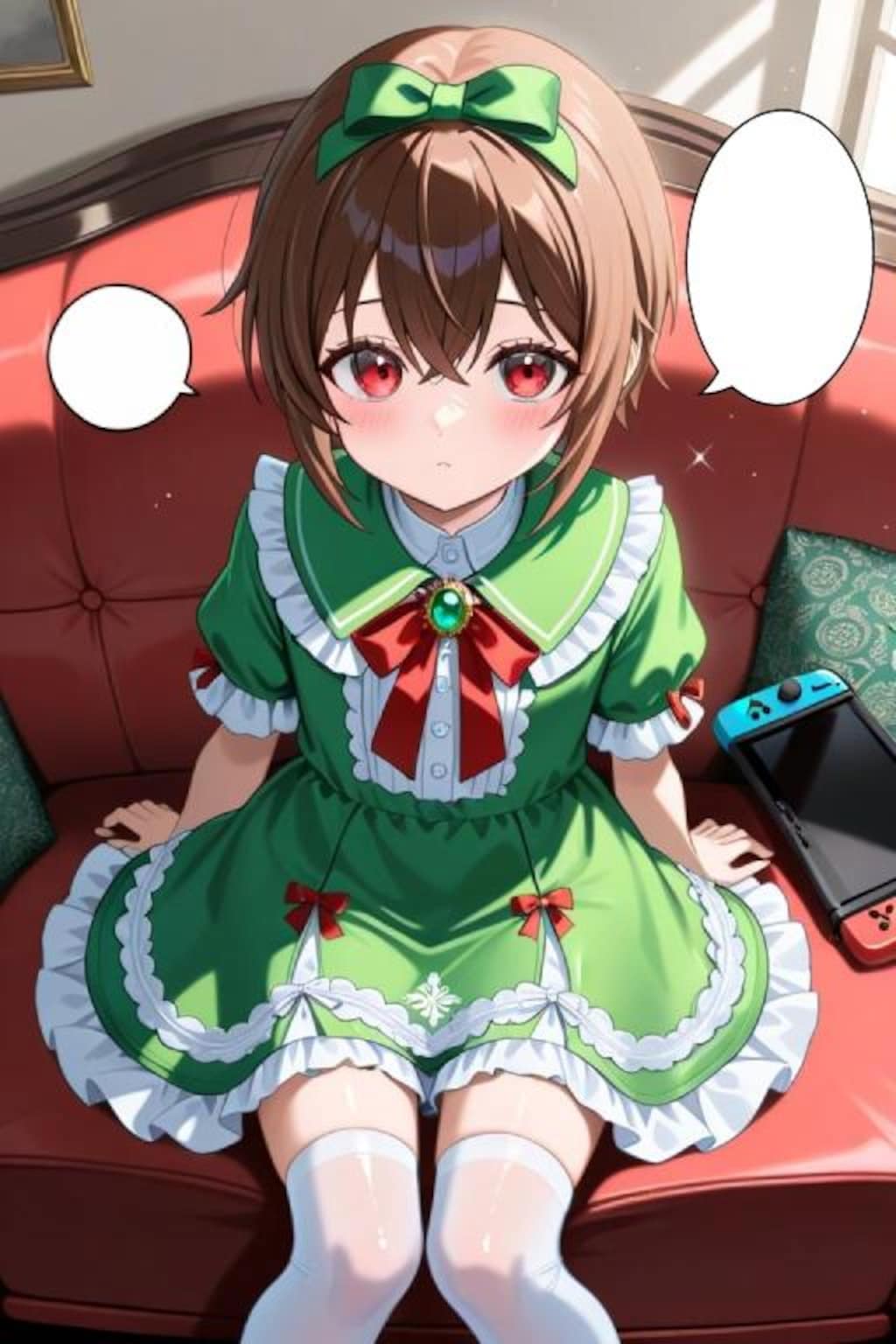 自宅でナチュラルに女装する男子！