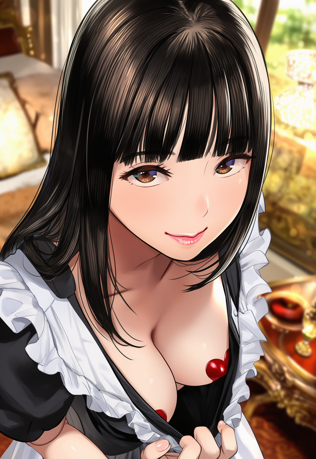 本日のラッキーカラーは赤でございます
