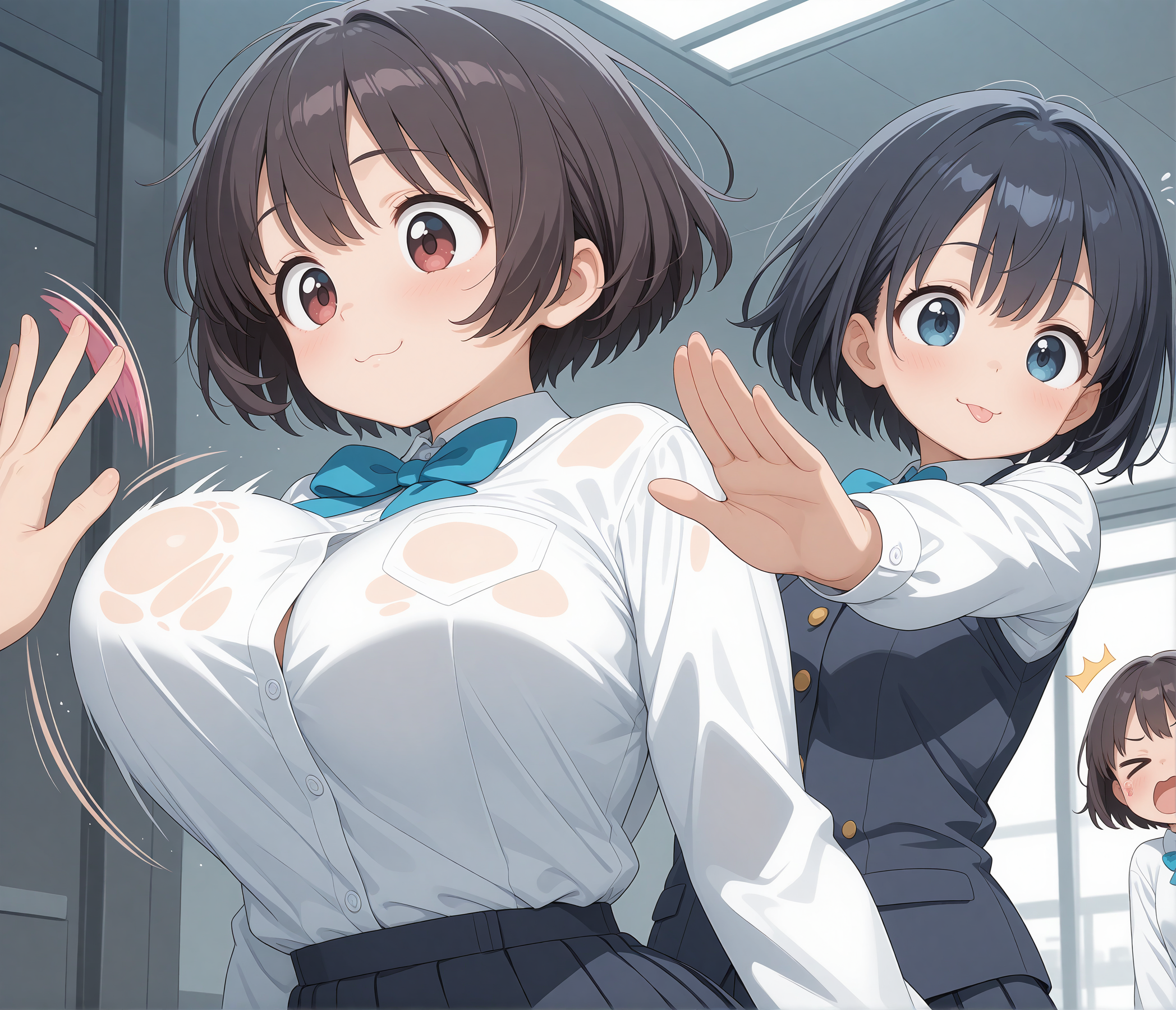 おっぱい叩き