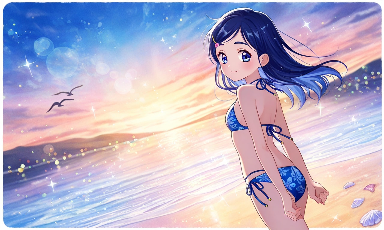 Sunset beach🌇雪城ほのか。