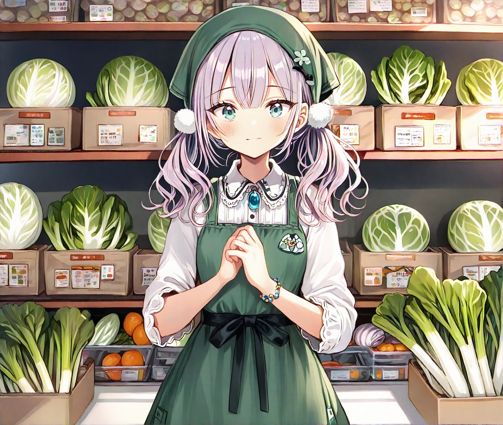 今日はキャベツがおすすめですわ