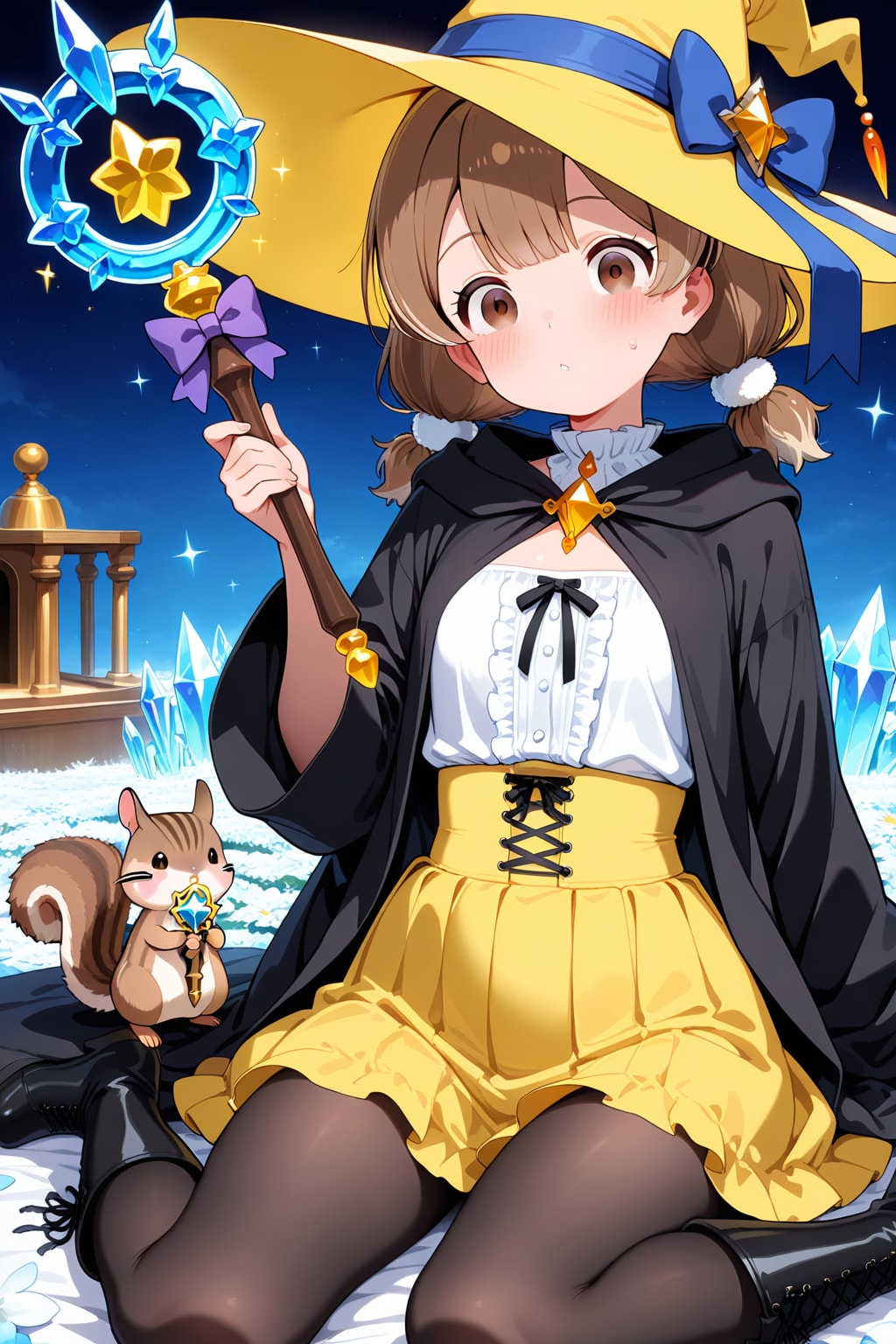 シルちゃんブラックメイジ《おいでよ どうぶつの娘》