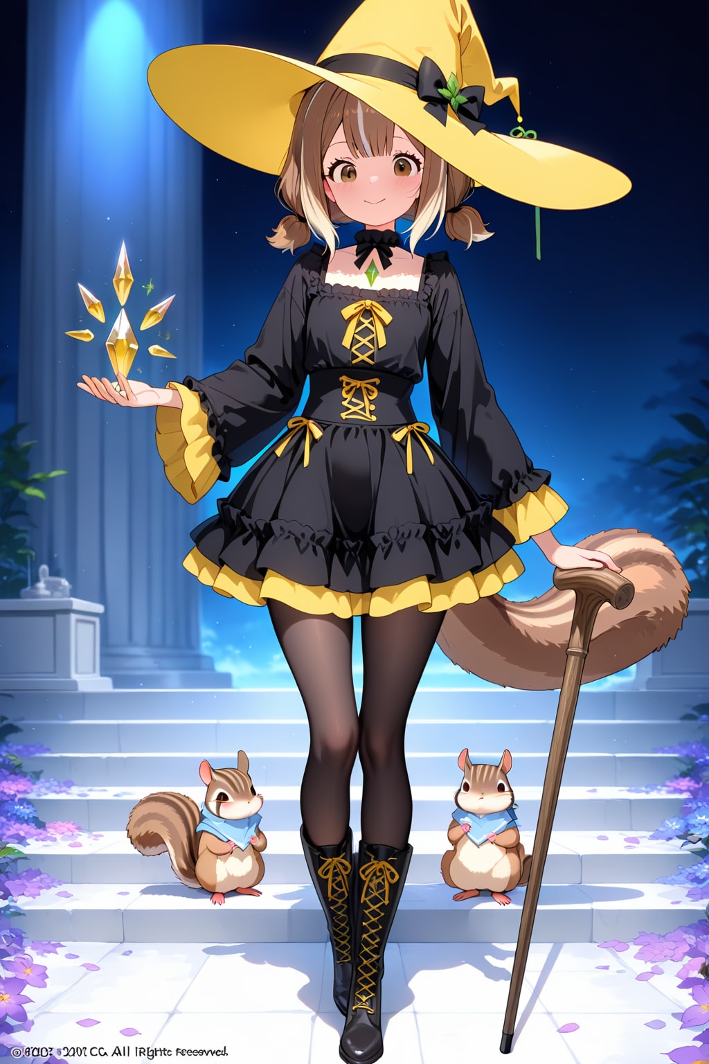 シルちゃんブラックメイジ《おいでよ どうぶつの娘》