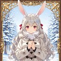 おしくらカード/冬：お淑やかな兎のお嬢様、エリアーヌ 7枚目