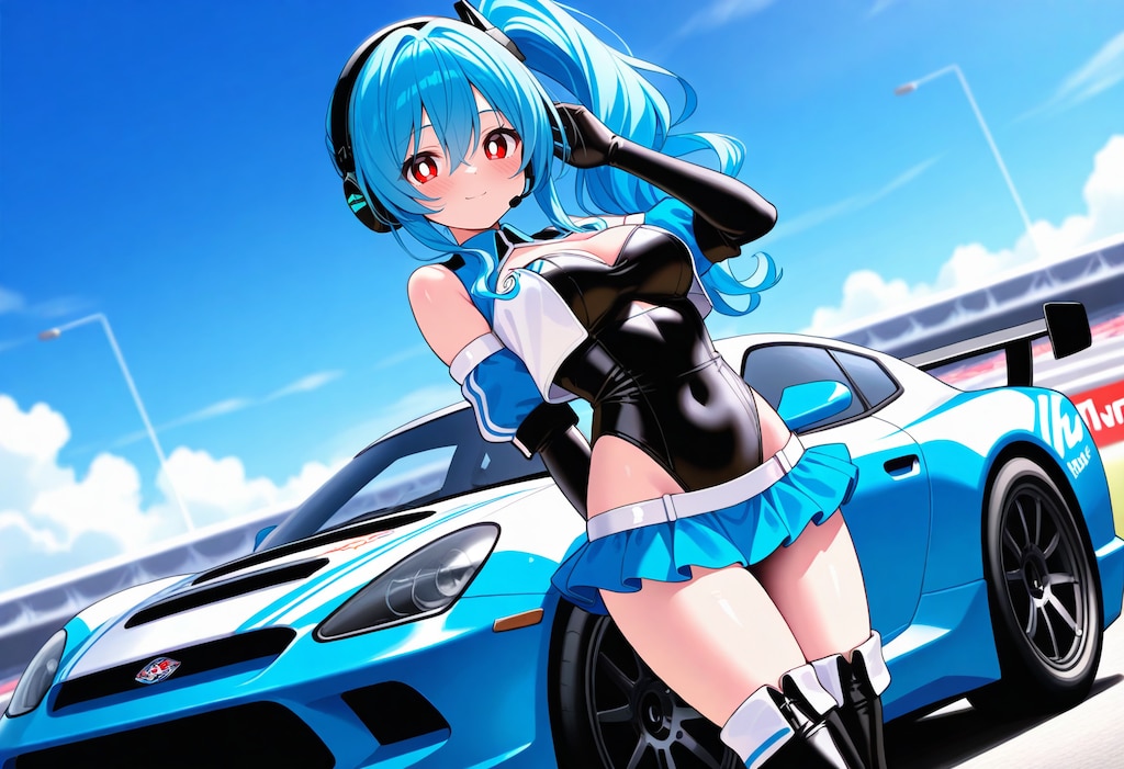 お嬢様＆メイドさんのレースクイーン祭