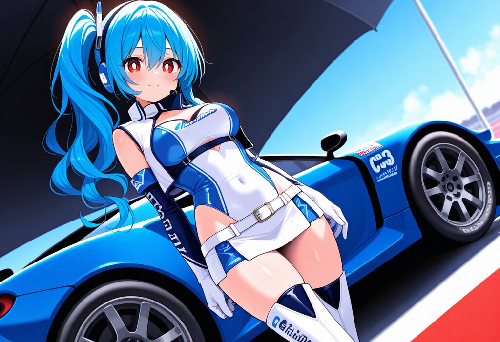 お嬢様＆メイドさんのレースクイーン祭