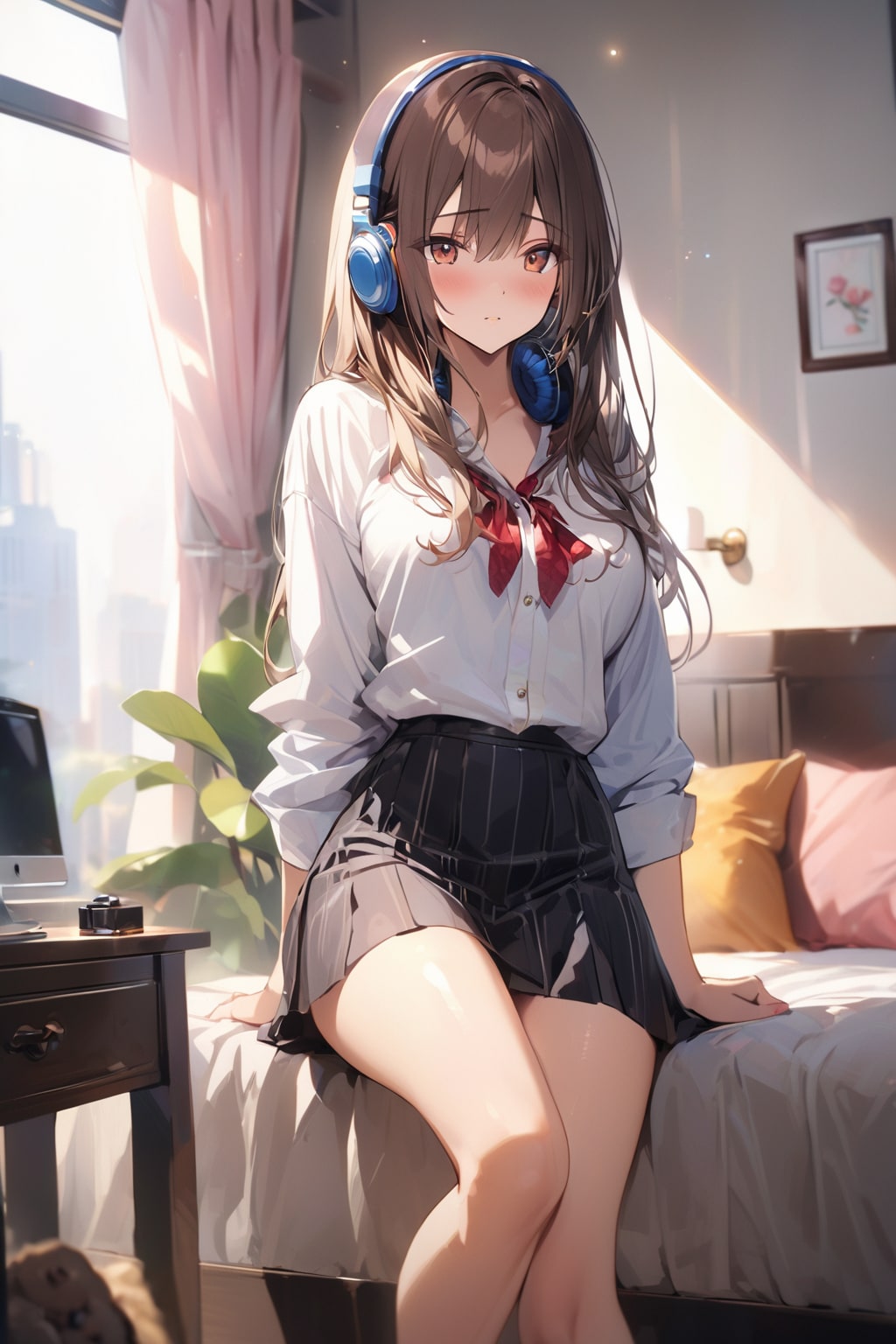 Iレスラー：未波絆美（ヘッドフォン）