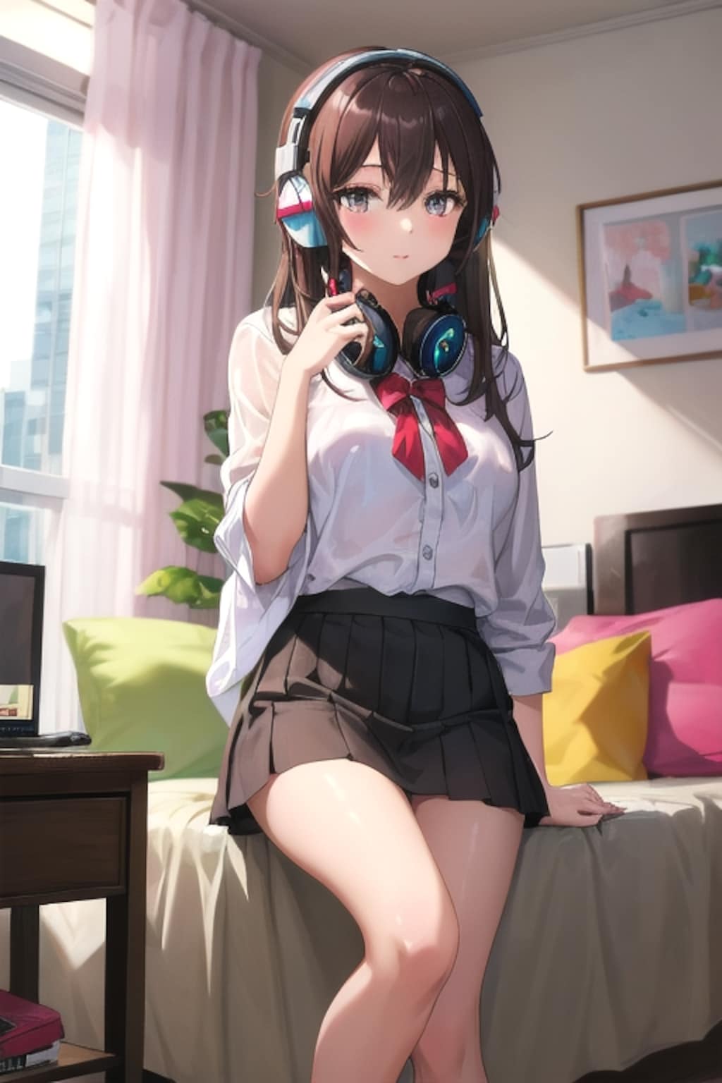 Iレスラー：未波絆美（ヘッドフォン）