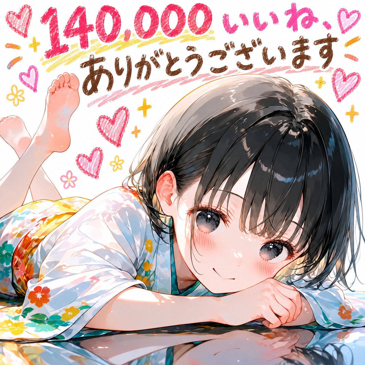 14万いいね ありがとうございます | の人気AIイラスト・グラビア