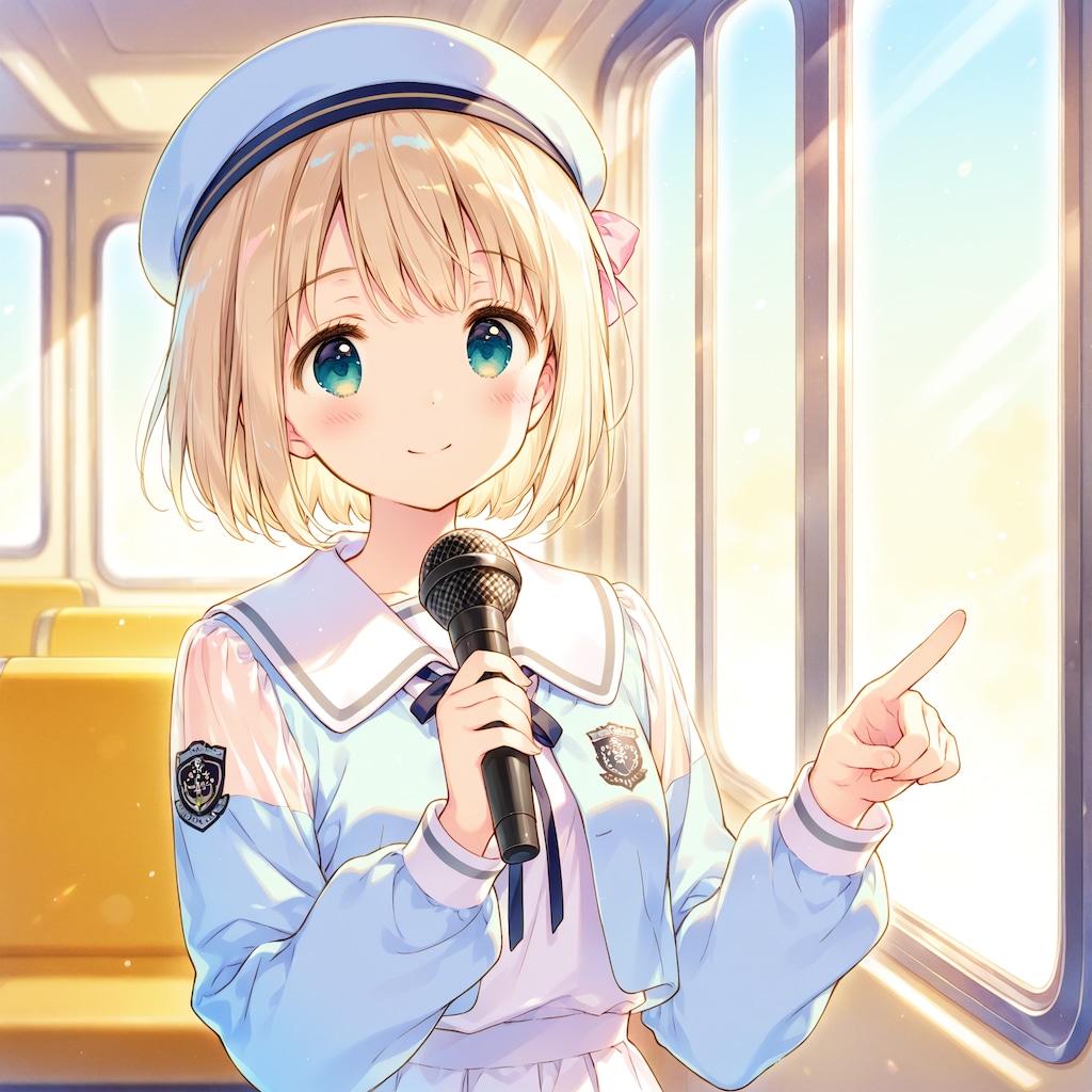 バスガイド見習い