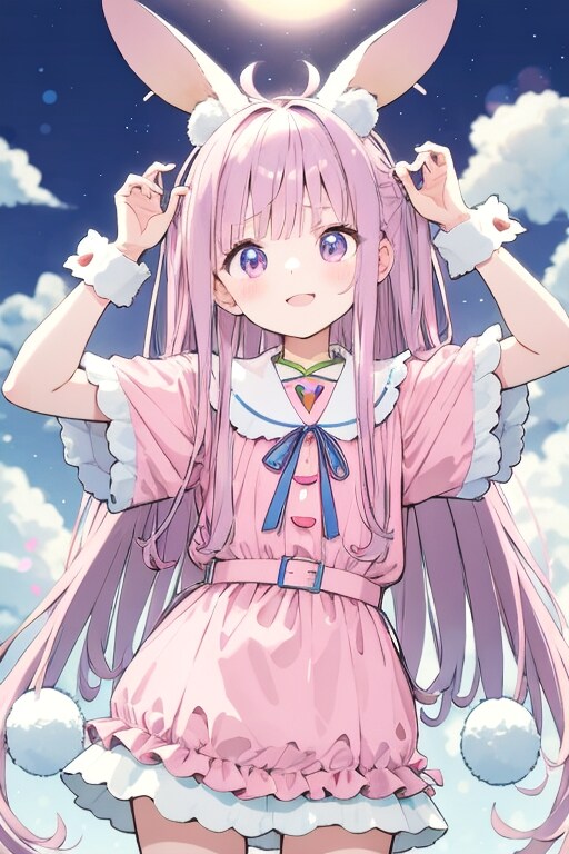 ポンコツウサギで生成した結果（笑） | の人気AIイラスト・グラビア