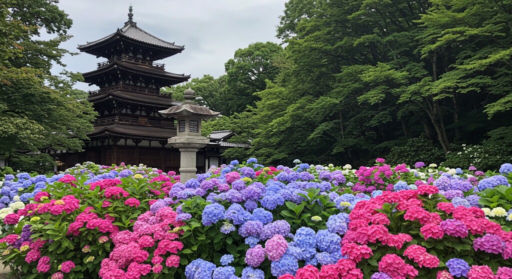 紫陽花寺