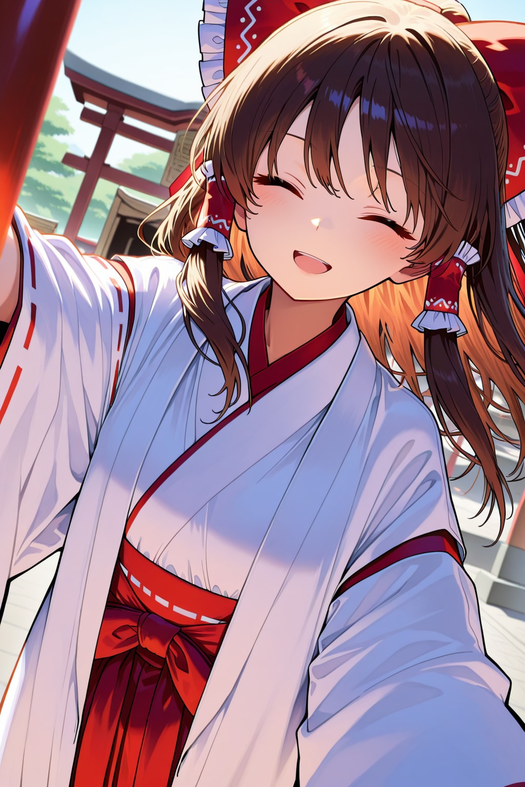 博麗神社参拝と霊夢