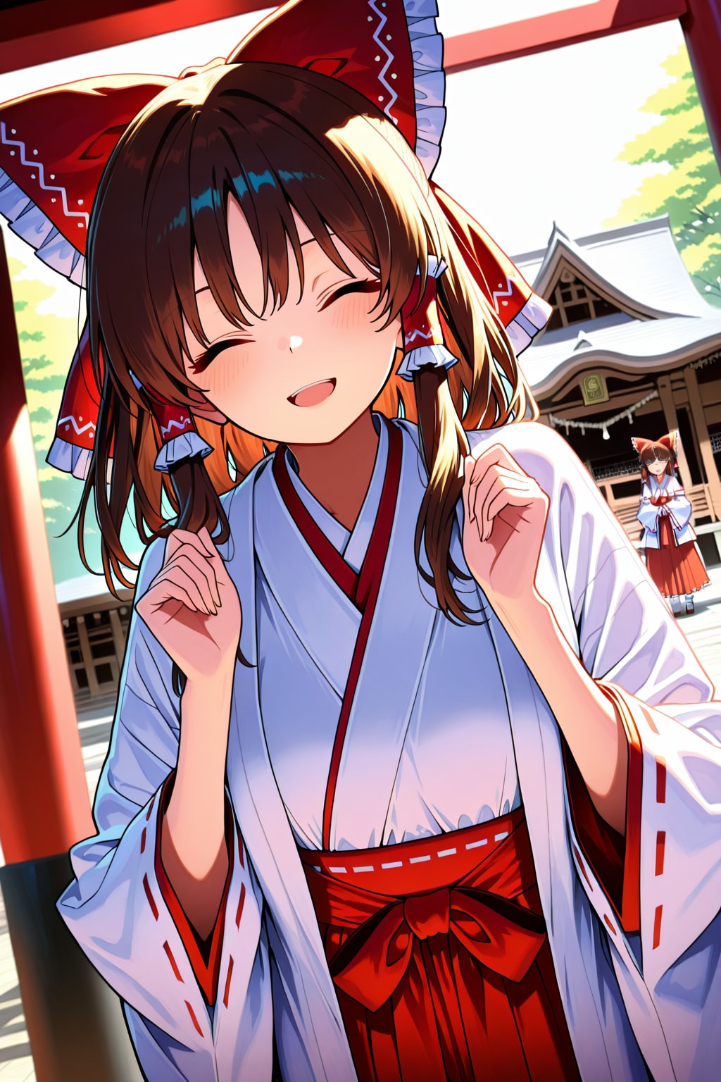 博麗神社参拝と霊夢 | の人気AIイラスト・グラビア