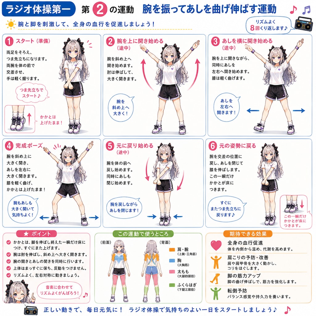 VEGAちゃんラジオ体操　終