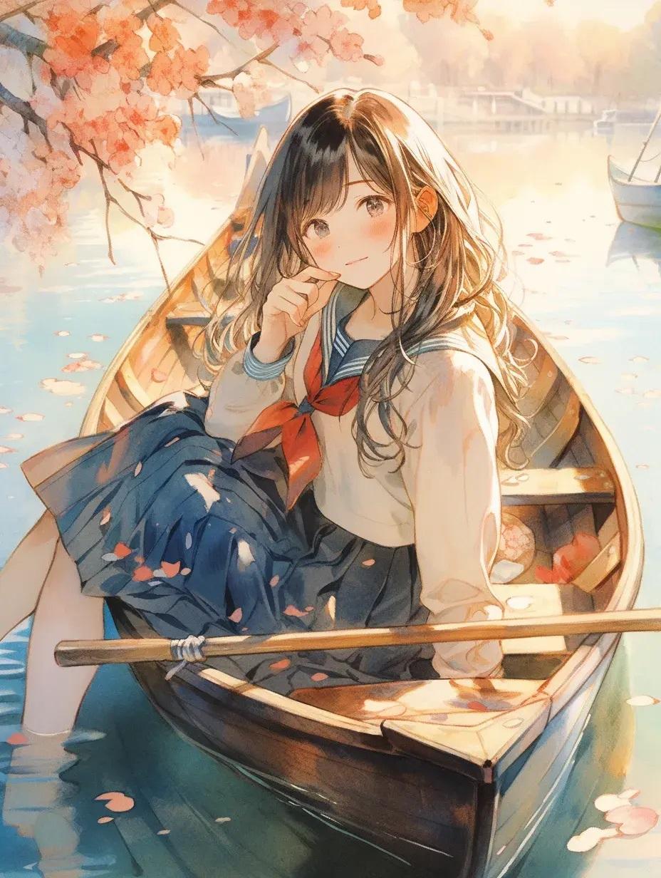 湖で暑気払い