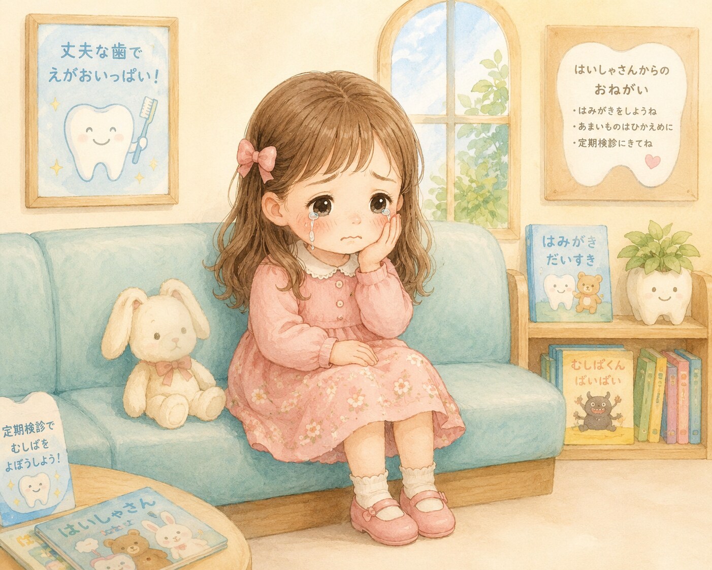 はがいたい…ちりょうこわい…いやだぁ…