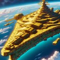 地球連邦宇宙軍第2艦隊旗艦 ゴールドフェニックス 2枚目