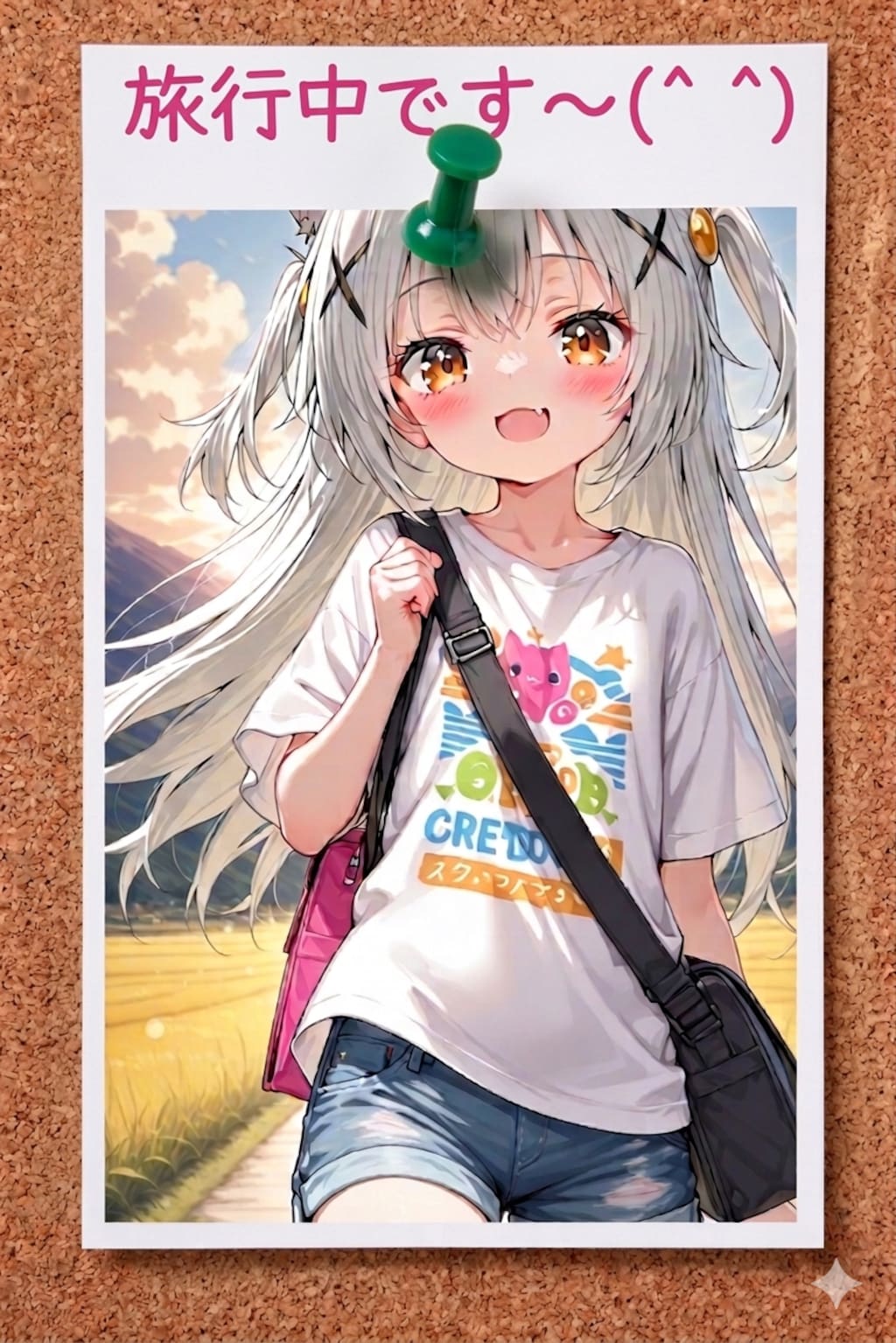 旅行中です〜(^ ^)