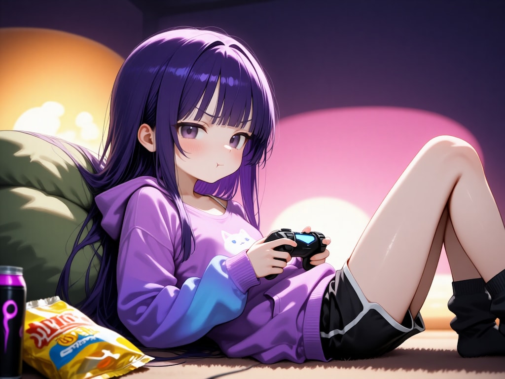 DGs土曜日　引きこもり病みカワ紫ロリ