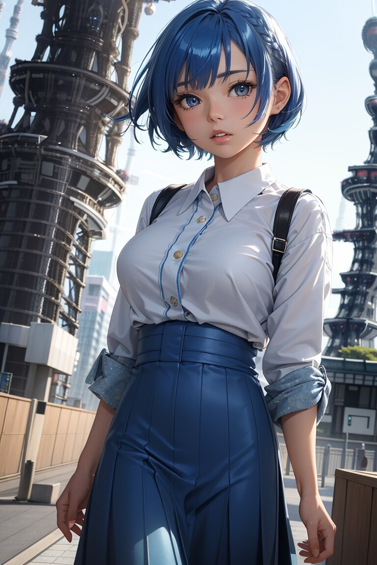 近未来のスカイツリータウン（？）[8作品]/Sky Tree Town