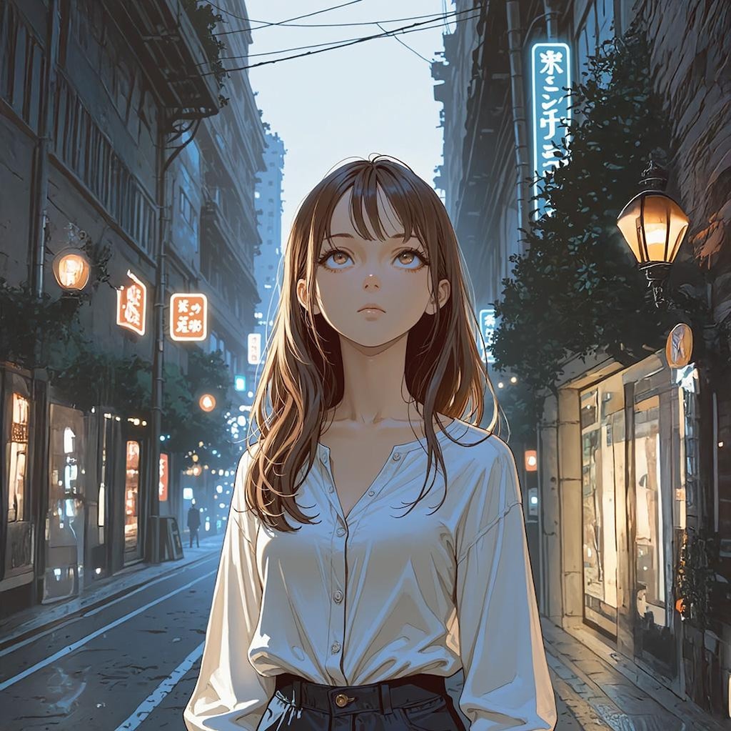 夕暮れのアベニュー