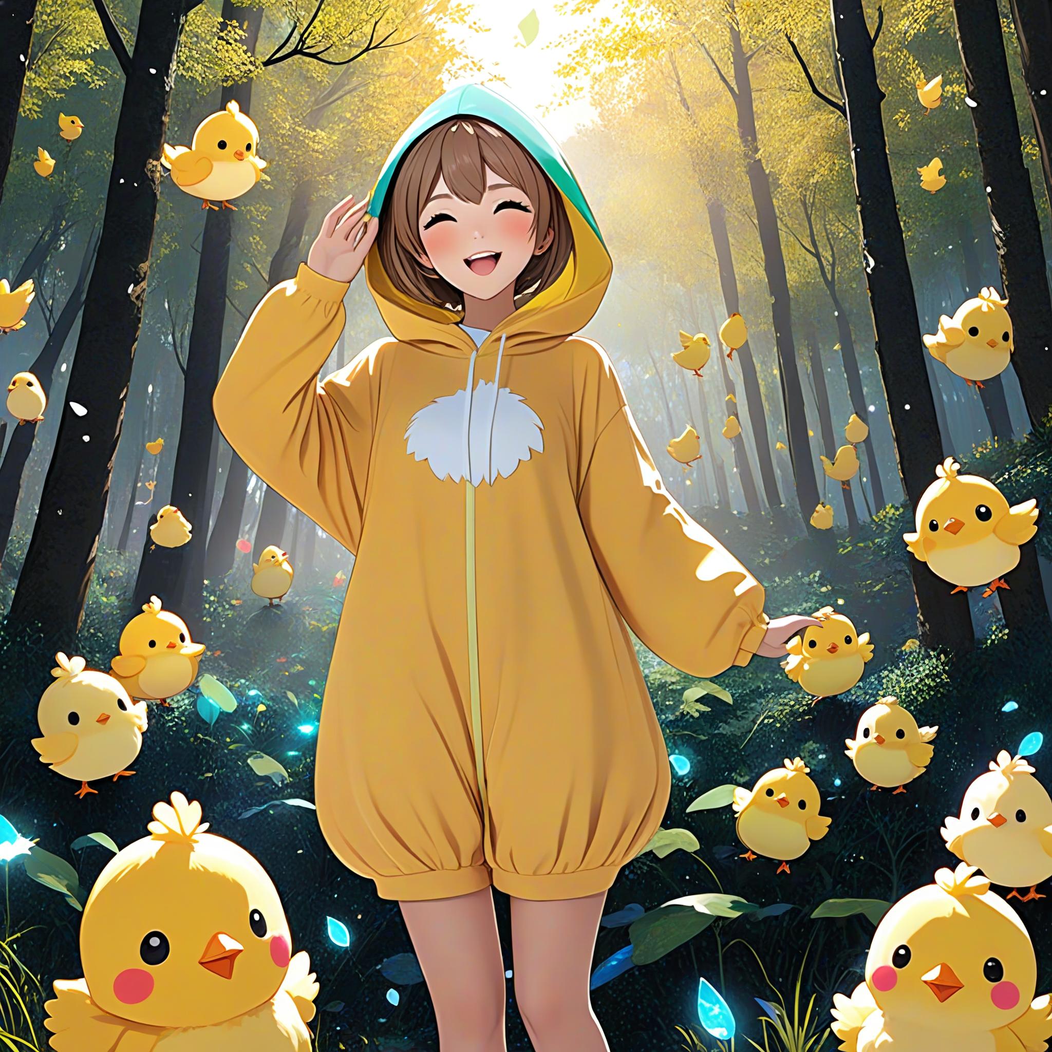 💓着ぐるみで遊ぼうよ💕(*^▽^*)🐤 | の人気AIイラスト・グラビア