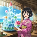 真夏の雪女 3枚目