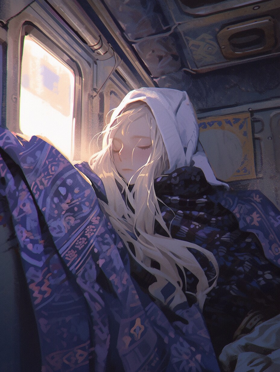 電車の中の静かな一時#1
