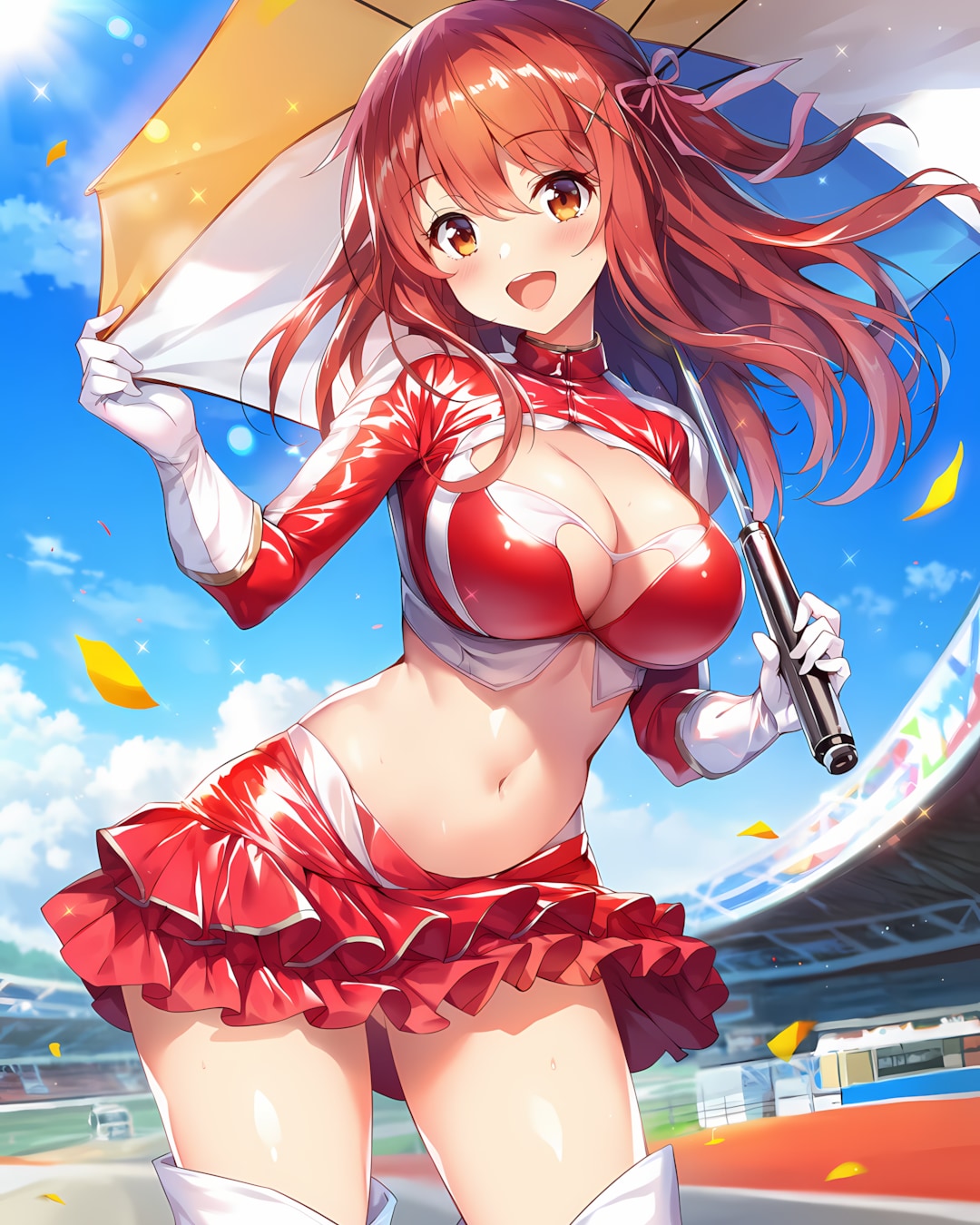🏁SuperGT開幕！赤のRQノノカちゃん❤️